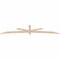 Ekena Millwork Alberta Smooth Timber Gable Bracket, Douglas Fir, 108"W x 22"H x 1 1/2"D x 3 1/2"F, 5/12 Pitch GBW108X22X0204ALB00SDF - alternate 2